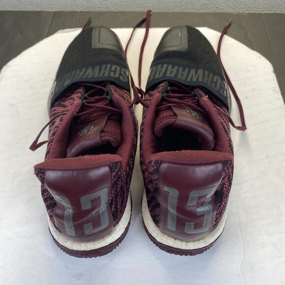 ADIDAS JAMES HARDEN VOL. 3 Playoff Maroon Mens Athletic Shoes Basketball Size 18 - Picture 3 of 16